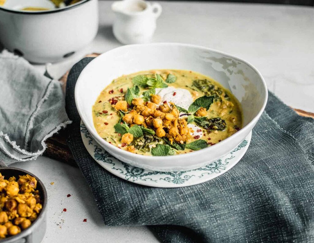 Spiced Chickpea Stew with Curry and Coconut