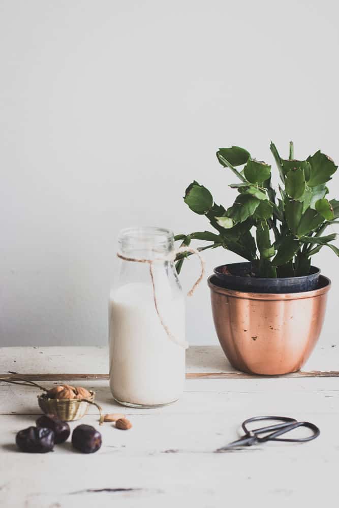 Lait d'amande en bouteille