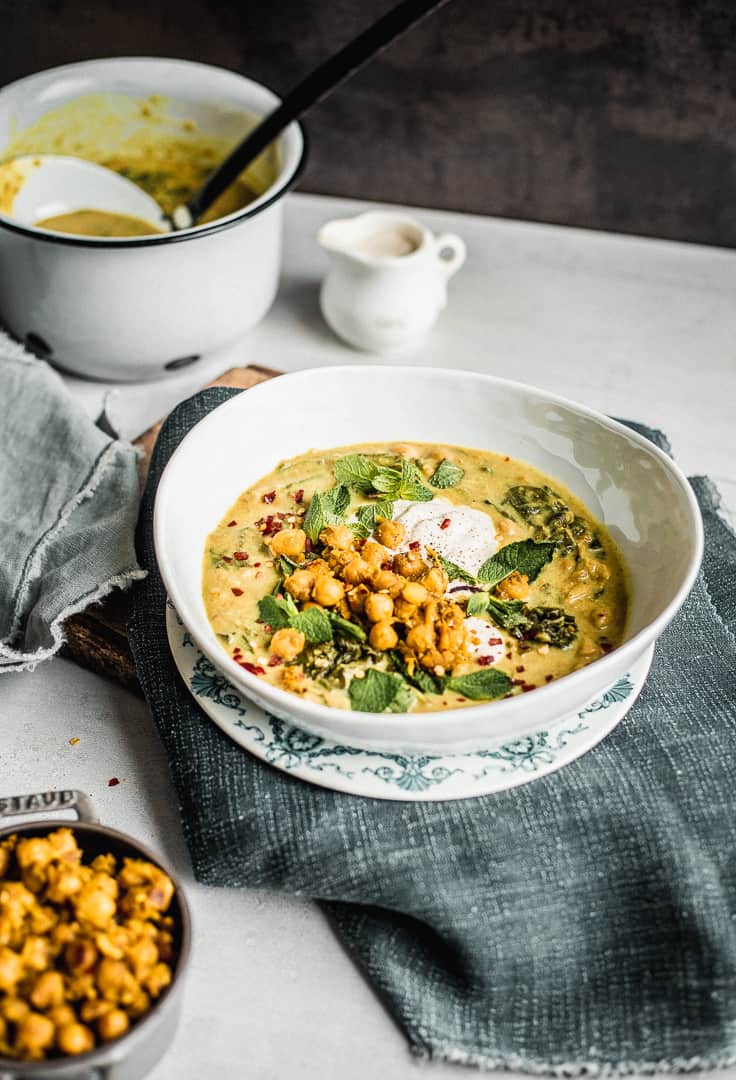 Spiced Chickpea Stew with Curry and Coconut