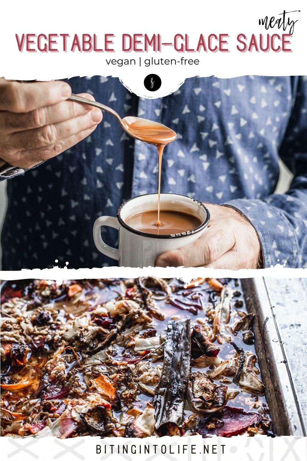 Meaty Vegetable DemiGlace Biting into Life