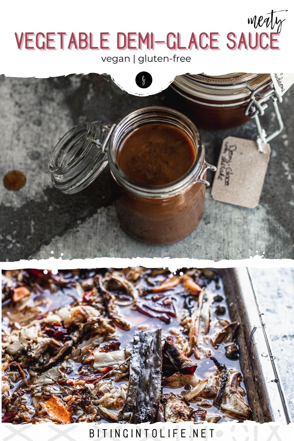 Meaty Vegetable DemiGlace Biting into Life