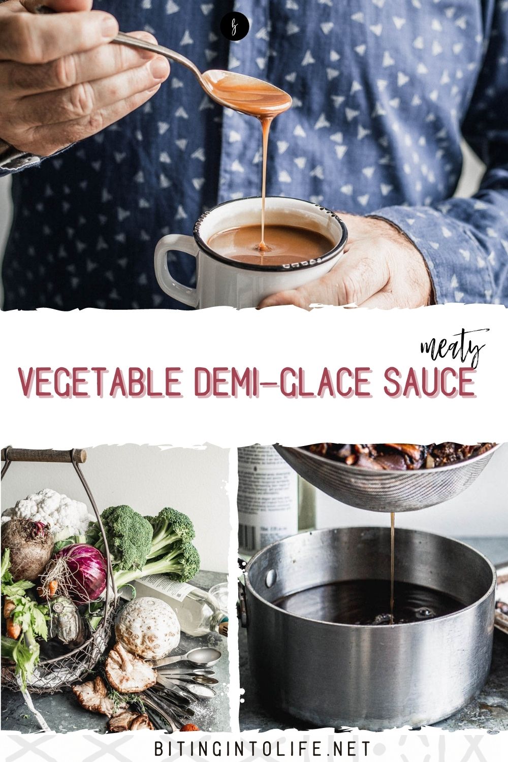 Meaty Vegetable DemiGlace Biting into Life