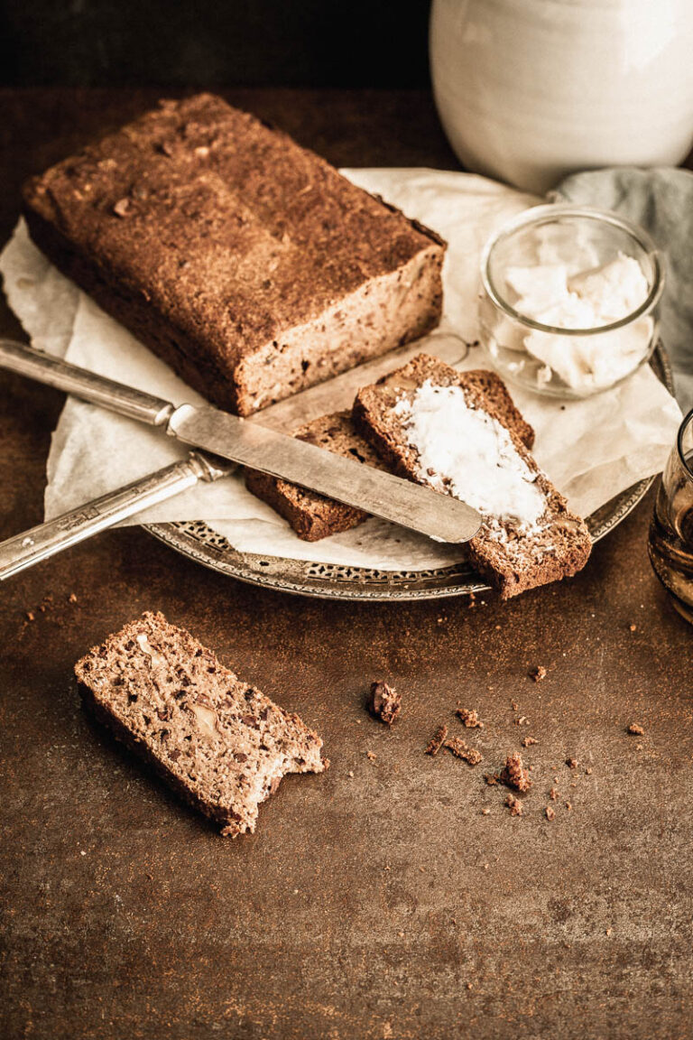 Empowered GlutenFree Banana Bread with Cacao Nibs Biting into Life