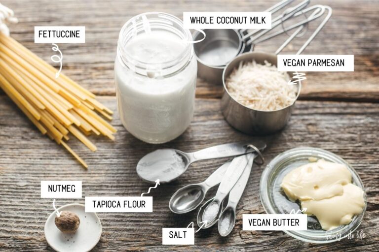 Simple and Creamy Coconut Milk Alfredo Sauce in Pasta Biting into Life