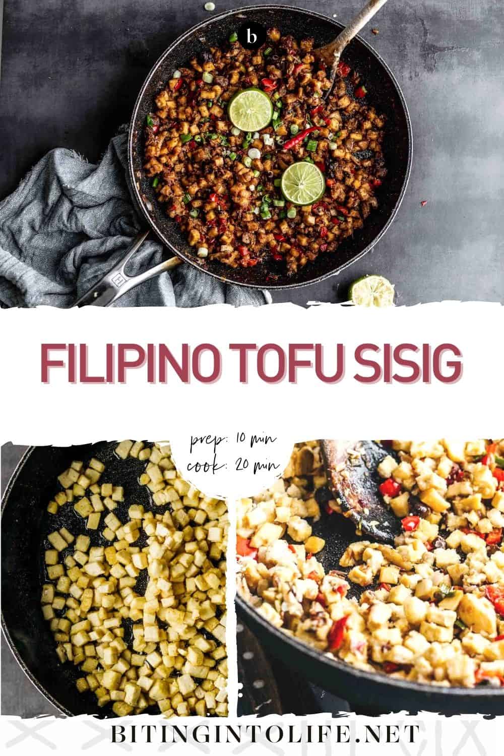 Tasty Filipino Tofu Sisig Recipe {Healthy & Simple} Biting into Life