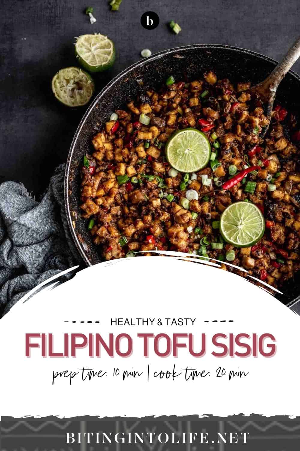 Tasty Filipino Tofu Sisig Recipe {Healthy & Simple} Biting into Life