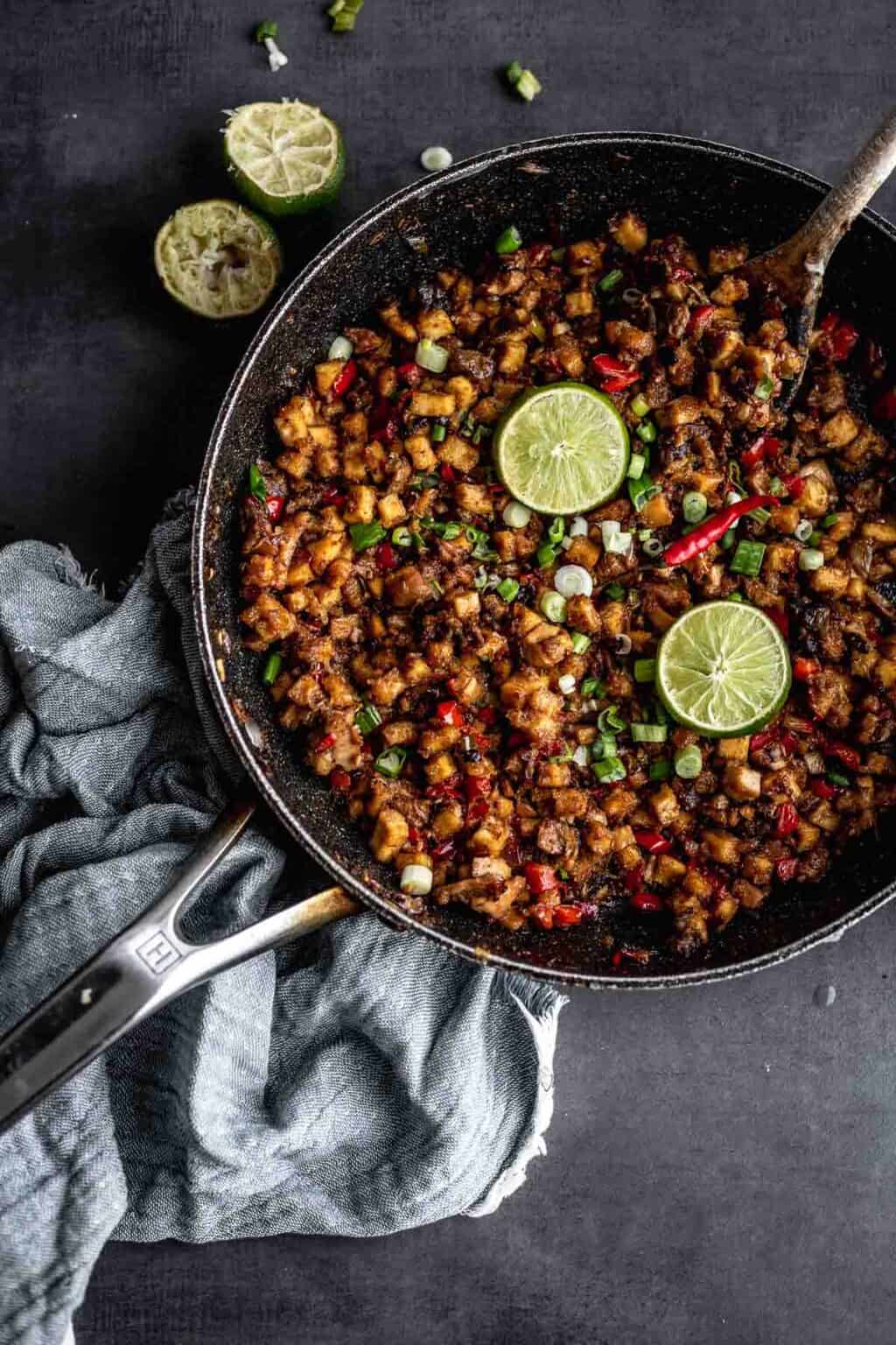 Tasty Filipino Tofu Sisig Recipe {Healthy & Simple} Biting into Life
