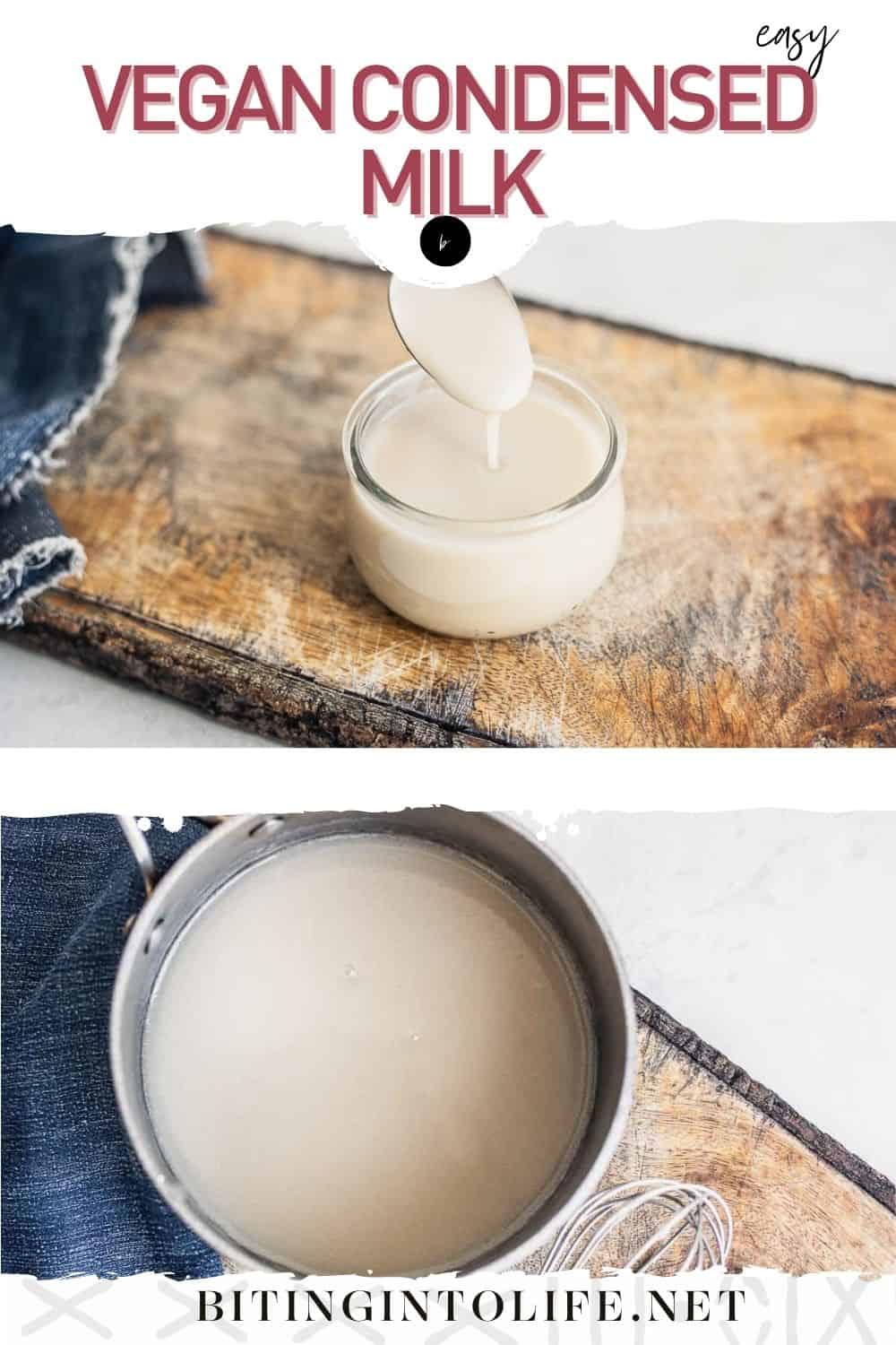 How to Make Vegan Condensed Milk in 5 Min {Easy!} Biting into Life